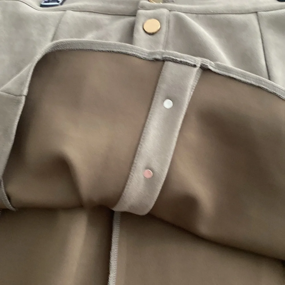 FUINLOTH faux suede Skirt - Picture 4 of 5